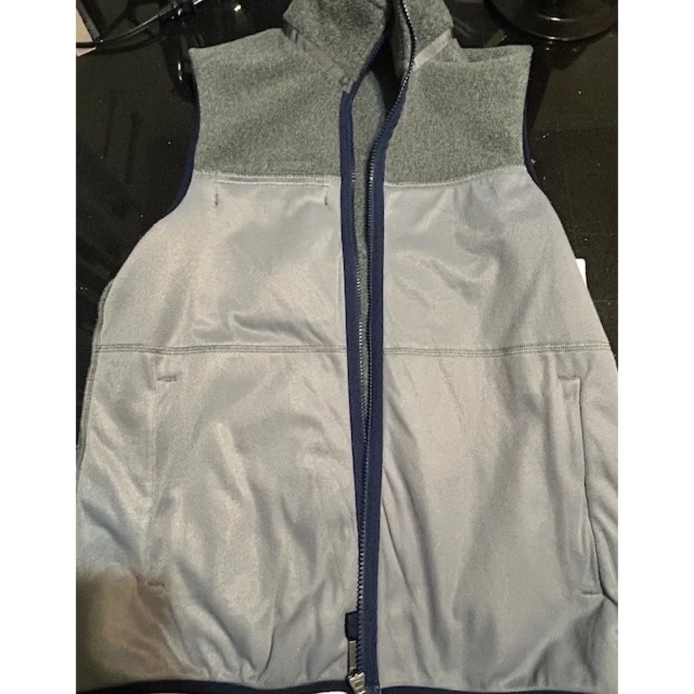 Patagonia Snap T Vest Women Synchilla Grey Fleece Full Zip Forge Athletic Boho S - Picture 11 of 12